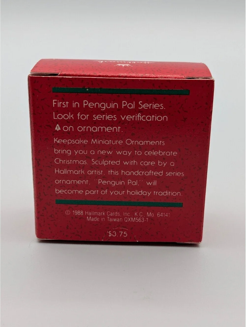 Hallmark Keepsake Penguin Pal Miniature Ornament 1988, 1st in Series, New